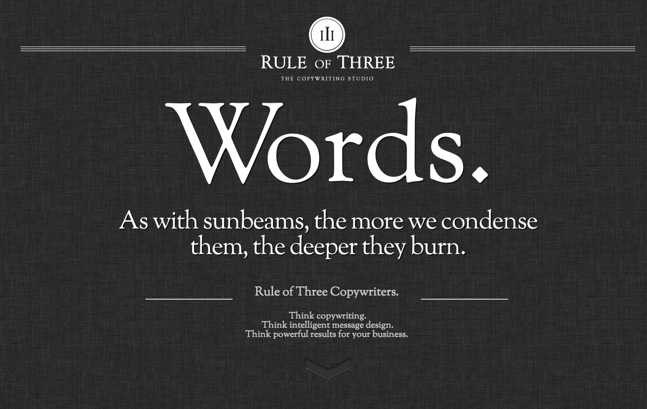 Rule of Three